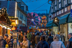 Ruedesheimer weihnachtsmarkt 07 Marktplatz Miniatur