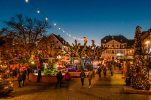 Ruedesheimer weihnachtsmarkt 12 Marktplatz Miniatur