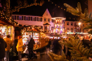 Ruedesheimer weihnachtsmarkt 18 Marktplatz Miniatur