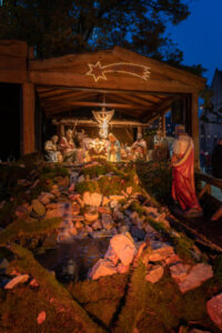 Ruedesheimer weihnachtsmarkt 25 Krippe Miniatur