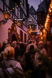 Ruedesheimer weihnachtsmarkt 28 Drosselgasse Miniatur